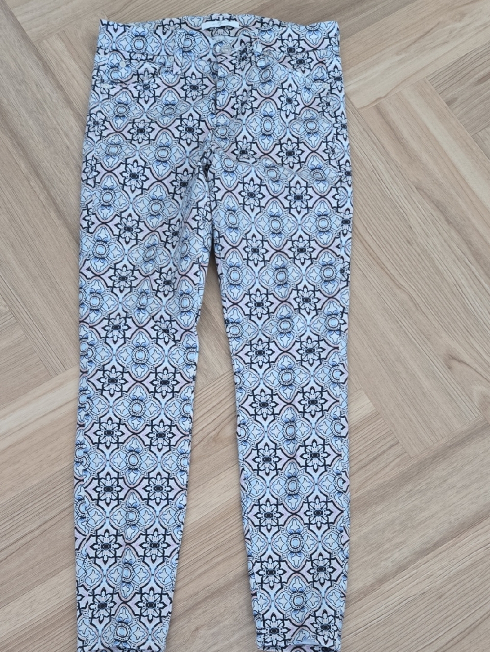 sundays White and Black Patterned Kids Leggings
